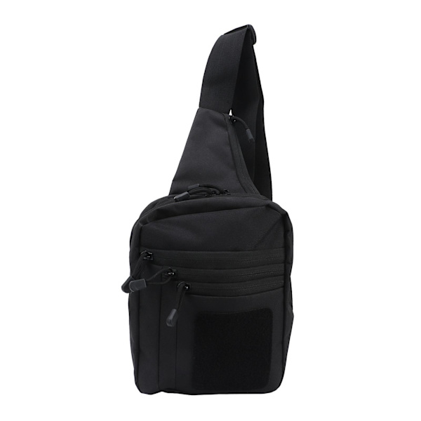 2024 Sotilas Rintapussi Vedenpitävä Monitoiminen Unisex Oxford Kangas Nylon Matkustaa Sling Reppu Pyöräilyyn Musta