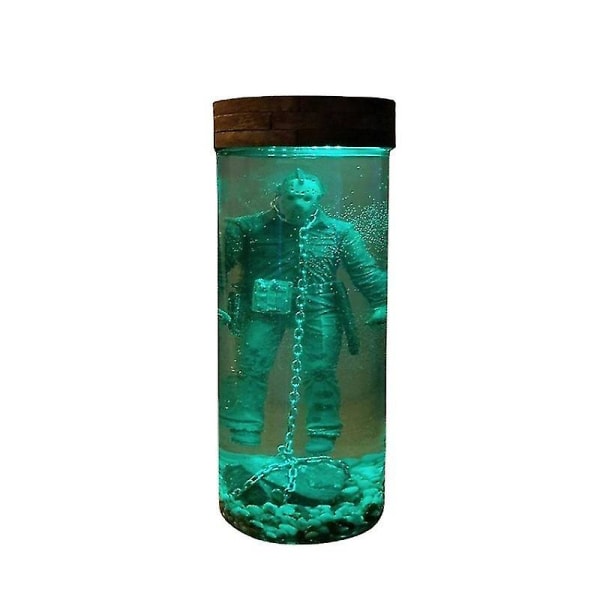 Jason Is Alive harpikslampe, del seks af filmsamlingens ornamenter, vandsøjlelampe - Snngv
