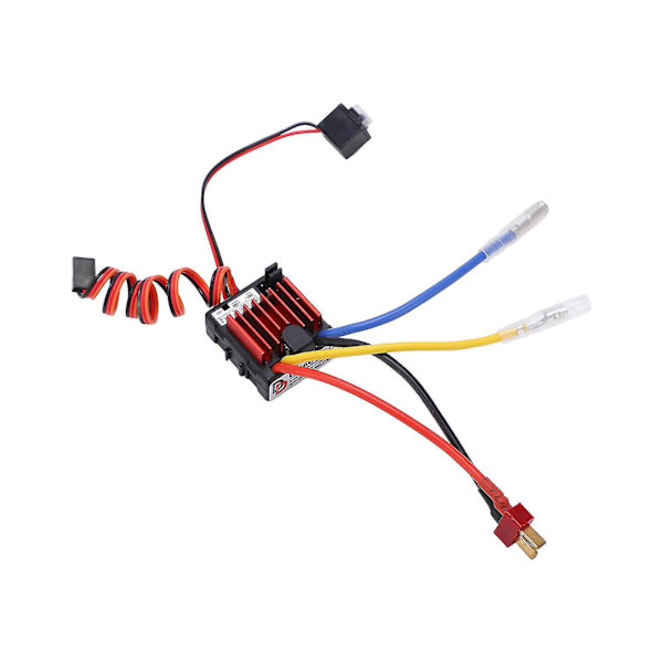 Vedenpitävä RC-auton harjattu ESC 60A 3A/6V BEC:llä - Ihanteellinen 1/10, 1/12, 1/16 sähköisille matkailuautoille