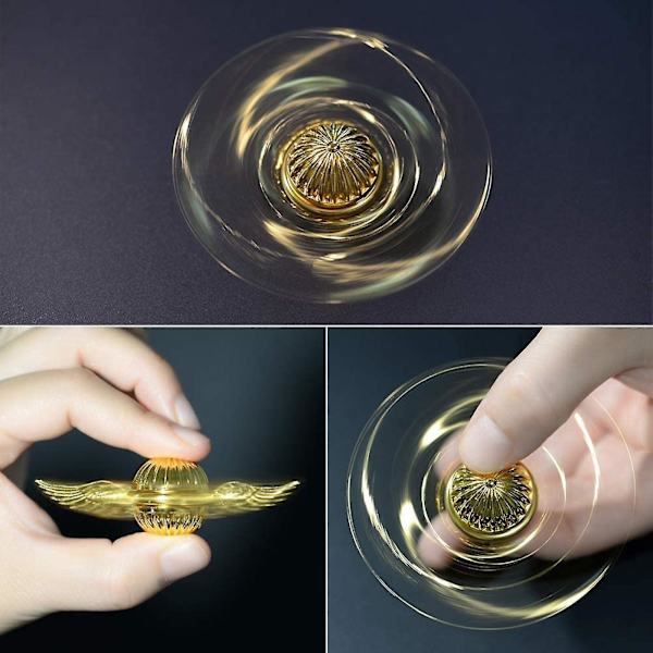 Nya Gyllene Boll Fidget Spinner Leksaker För Barn Metall Finger Hand Spinner Antistress Leksaker