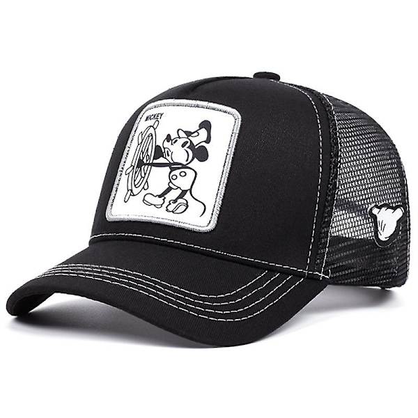 Cartoon broderad Mickey Mouse baseball keps utomhus mesh duckbill keps sommar solskydd andningsbar hatt Mickey Chef