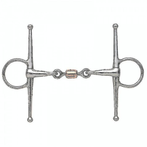 Shires Kobber Peanut Heste Full Cheek Snaffle Bit