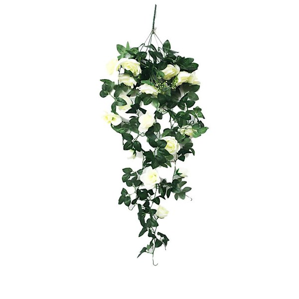 Simulering falsk blomma ros vägg hängande blomma orkidé hängande korg blomma vardagsrum balkong heminredning blomma