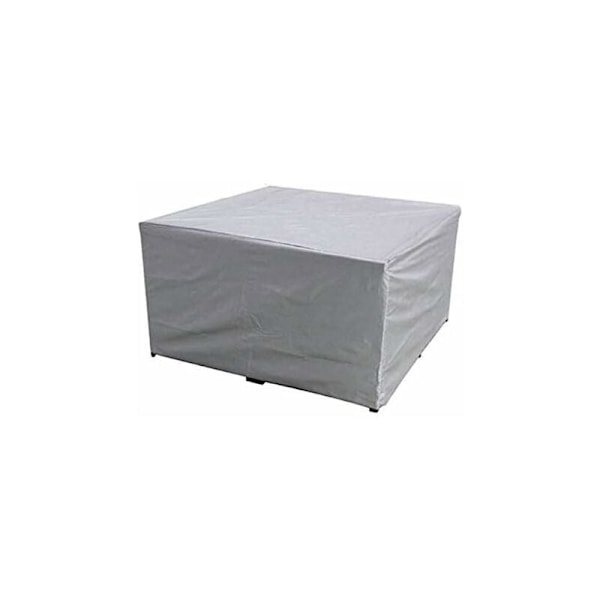 Garden Table Cover Waterproof Rectangular Tarpaulin for Garden Furniture Wind/Rain/UV/Dustproof with Drawstring (150 x 150 x 75cm)