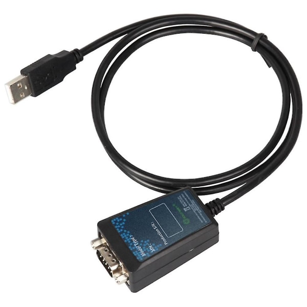 Iocrest Usb 2.0 till seriell -232 Db9 9-stiftsadapterkonverterkabel Chipset Längd 1m Usb till Rs232 Supp