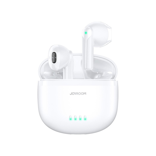 Joyroom Dual-mic Enc True Wireless Bluetooth-øretelefon (hvit)