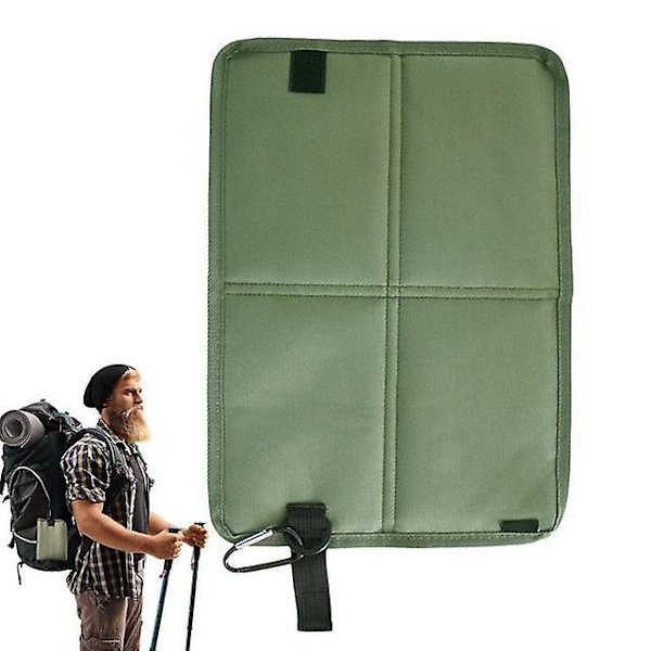 Utomhus sittdyna camping hopfällbar utomhus sittplatser campingstolar ryggsäck sittdyna rese picknickmatta hopfällbar för vandring（grön）