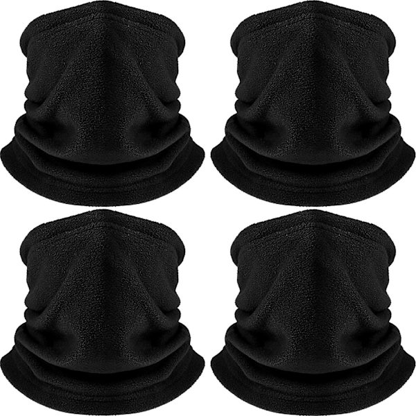 4 st vinter fleece halsvärmare gaiter tjock termisk vindtät Ascergery skidhalsvärmare balaclava
