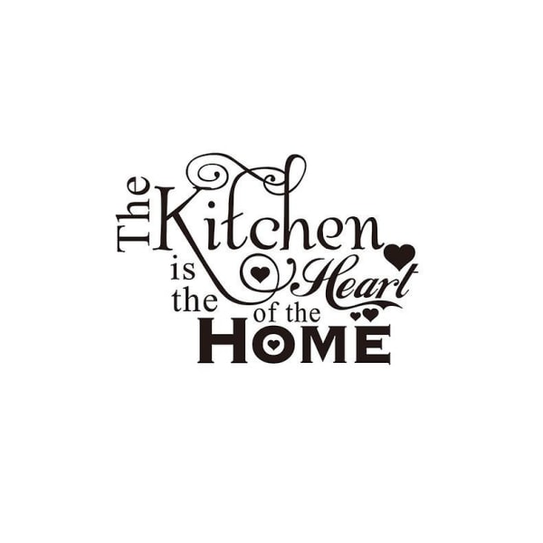 Kitchen Rules Room Decor Art Quote Wall Decal Sticker Removable,1PC