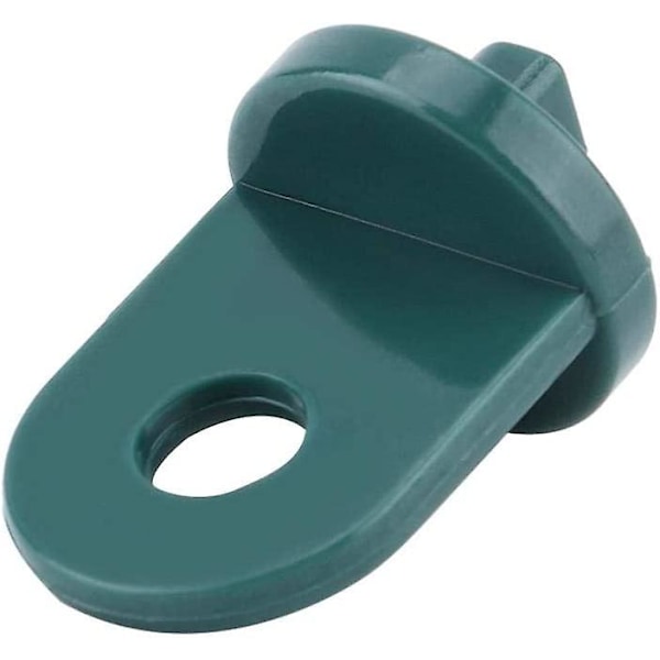 Set med 50 växthusväxthakar, växthushake, blomhake, plast, hängande klämmsats, växthusgadget hängande verktyg (grön)
