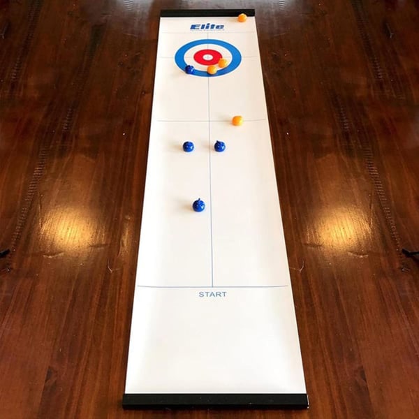 Desktop Curling Ball Game Vikbart Mini Curling Bord Förälder-barn Spel