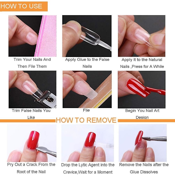 Nagelkonst Sömlös Nagelfilm Transparent Färg (Vattendroppnagel) Makeup