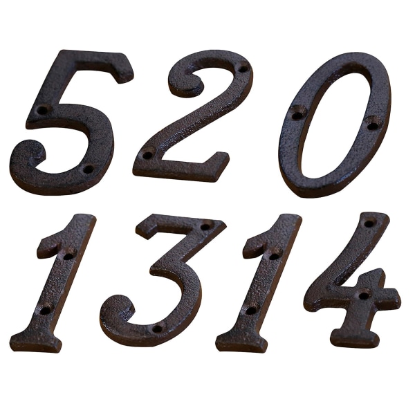 Tee-se-itse talon kilpi kirjain osoitekyltti numerot ovikilven seinäkoristeet (I)