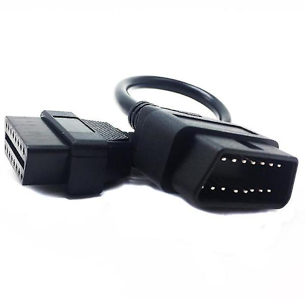 2022 Uusin Obd2 Obd 16-pin jatkokaapeliliitin 30 cm uros naaras pidennä liitäntä Obd Ii sovitinkaapel Elm327:lle