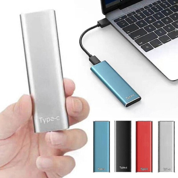 USB 3.1 High Speed ​​2tb/8tb/16tb Solid State Disk Ssd Mobile Externe Festplatte Colorjm5（2TB，Musta）