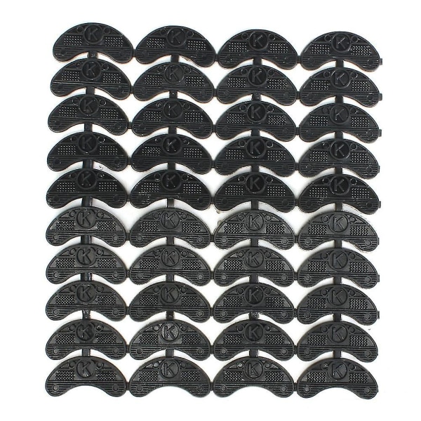 40 stk 20-par gummihælsparere tåplader Taps gør-det-selv-sko reparationspuder Størrelse: 56*24*3,1 mm