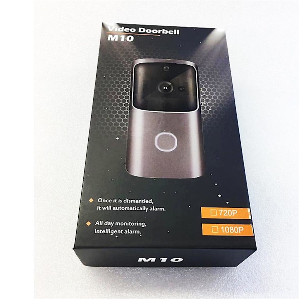 Trådlös WiFi dörrklocka smart video telefon visuell intercom dörrklocka säkerhetskamera