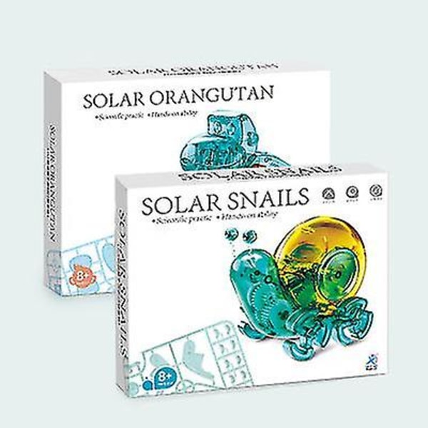 Solenergi liten snegle Orangutang Leketøy Vitenskap og Utdanning Barnas etterretningsforsamling (28,6 RMB)