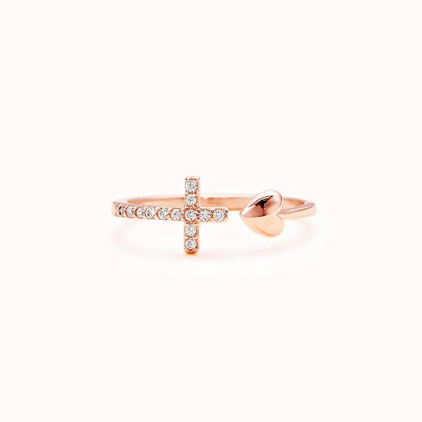 Till min dotter - Jag tror på dig Ring Legering Ring Justerbara Öppna Ringar För Fint Smycke