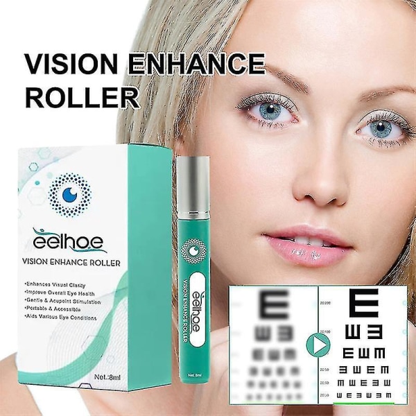 3 kpl Eye Vision Enhance Roller Vision Relief Silmien kuivumista Väsymys Hoito
