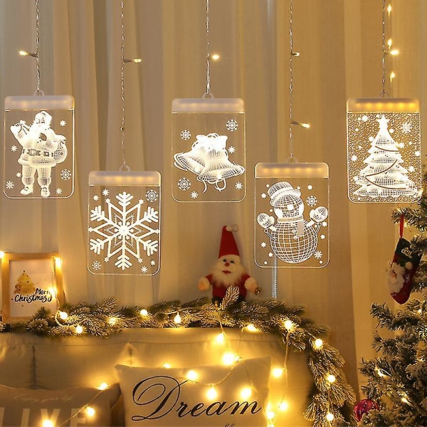 juledekoration vindueslys Baggrund String Lights Juletræ Lights Atmosfære Lights