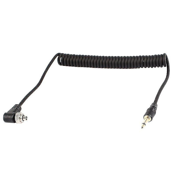 3,5 mm til han PC Flash synkroniseringskabel skrue lås til udløser Studio lys Hfmqv