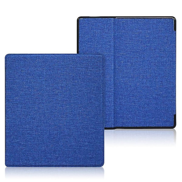 For Kindle Oasis (9./10. generasjon 2017/2019) Auto Wake/Sleep Protective Cover Case (blå)