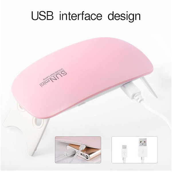 2 st UV-nagellampa 12W Gelnagellampa för alla gelnagellack Kompatibel med 2 händer eller fötter LED-nagellampa med smärtfri läge 2 timer Automatisk sensor
