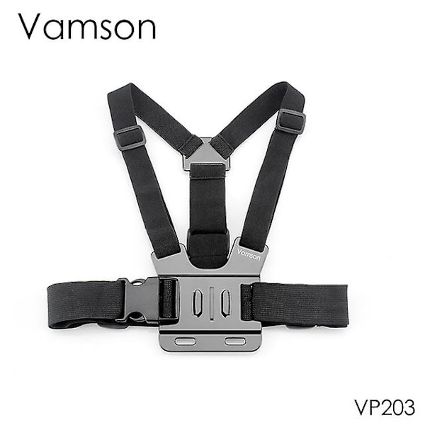 Vamson For Gopro Accessories Chest Strap Belt Body Tripod Harness Mount For Insta360 For Gopro Hero 10 9 8 7 5 6 For Yi 4k Vp203（VP203）