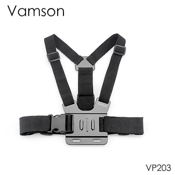 Vamson til Gopro tilbehør Brystrem Bælte Krop Stativ Sele Montering Til Insta360 Til Gopro Hero 10 9 8 7 5 6 Til Yi 4k Vp203（VP203）