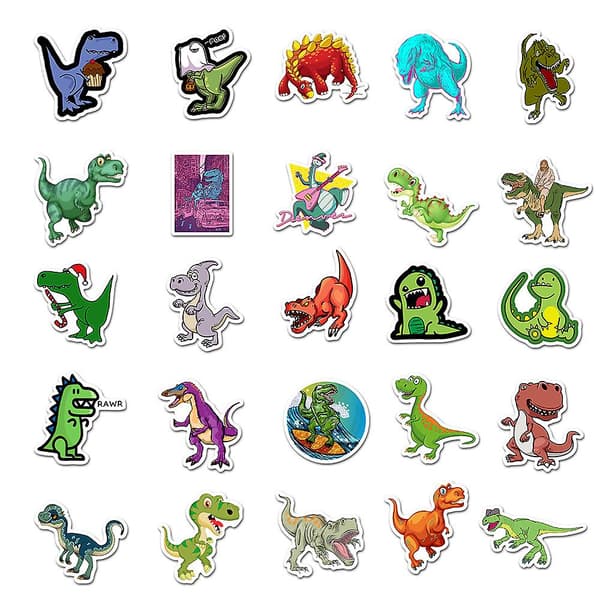 50x Tarroja ja Tarroja - Dinosaurus