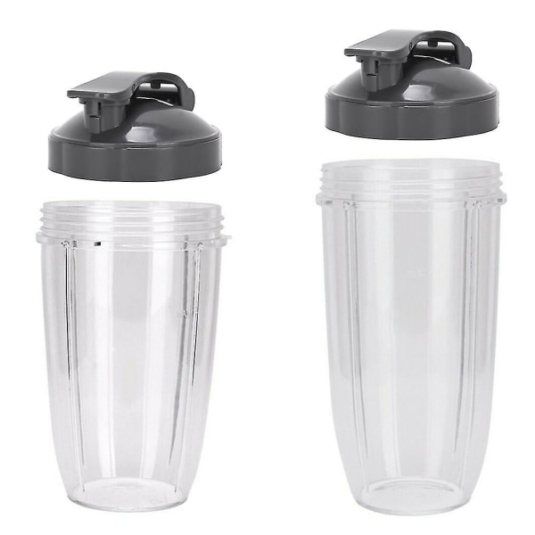 Erstatning for Nutribullet 900w Blender Juice Mug Cup Flip Top Lokk（900W Flip Top Lokk (grå)）