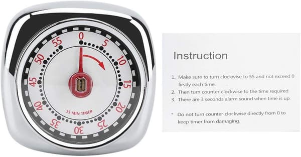Kök Timerrostfritt Stål Kök Timer Påminnelse Med Magnet Bas För Matlagning Bakning