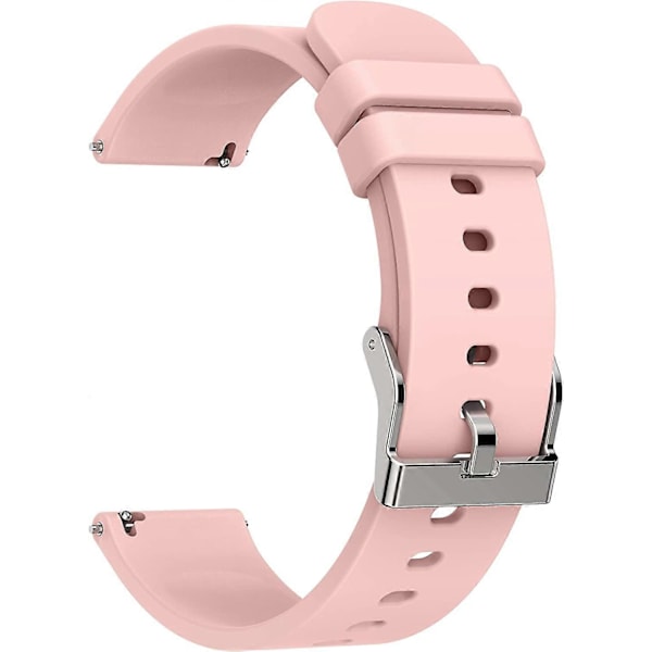 Smartwatchband, 20mm Ersättningsbara Justerbara Smartwatchband för P22 P32 P36 Sportklocka, Mjuk Silikonrem Armband Tillbehör för Smartklocka