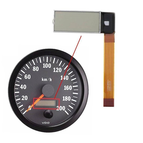 För Penta Marine Tachometer Timmätare Lcd-display & Band