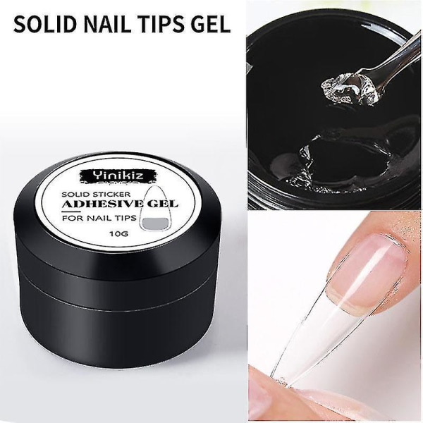 Solida nagelspetsar Gellim Soak Off Nail Extension Adhesive Clear Gel Multifunktionell