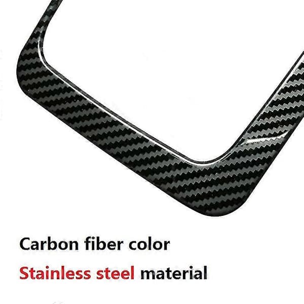 Til Everest Endeavor 2015+ Kulfiber Rustfrit Stål Gearskifte Panel Dæksel Trim Dekor Tilbehør