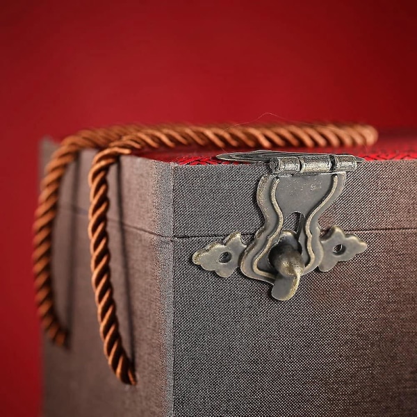 10 stk vintage antik zinklegering lås retro dekorativ lås til små smykkeæsker kufferter og