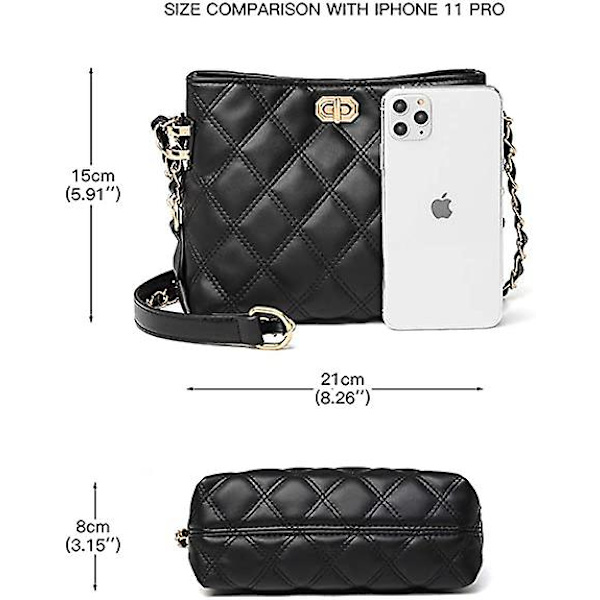 Ghyt Lille Crossbody Taske til Kvinder Punge Mode Læder Letvægts Håndtasker Skuldertaske