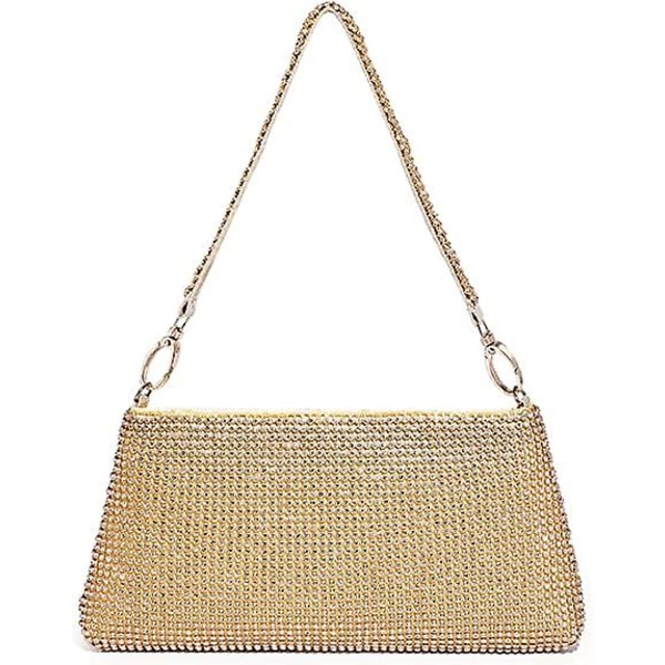 Rhinestone Evening Bag Clutch Glitter Glittrande Handväska för kvinnor