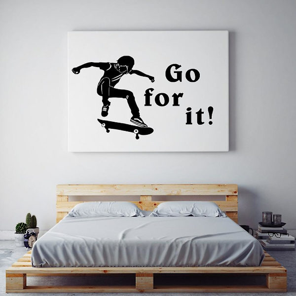 GHYT Inspirerande citat väggdekaler för flickrum, klassiska, fräcka och lite smarta citat väggdekaler, modedekor tapet Mur