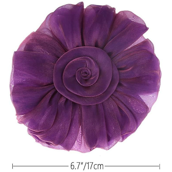 1 Par Lace Blomster Gardinband Hållare Juldekorationer Band Draperi Hållare Barnkammare Sovrum