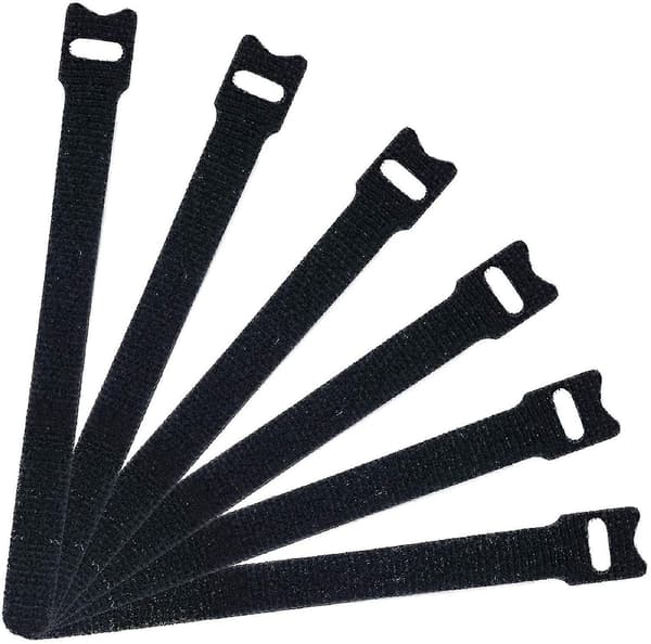 50 st Reusable Fästkablar - Svart