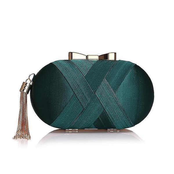 Kvinnors aftonväskor Tassel Dam Clutch Purse Axelkedja Bröllopsfest Handväskor