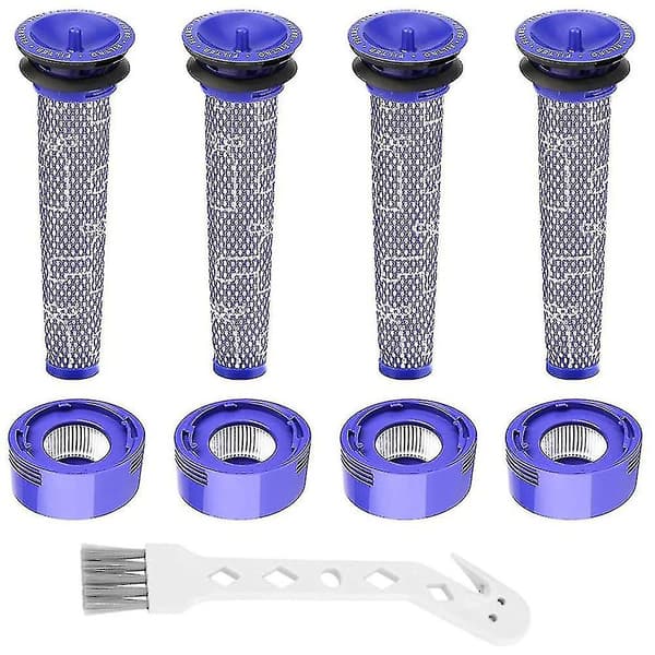 Dammsugarfilterset för Dyson V7 & V8, förfilter och Hepa-efterfilter - Snngv