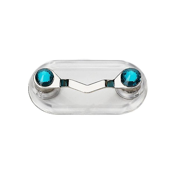Magnetisk Glasögonhållare Håll Glasögon Säkra Magnetiska Glasögonhållare Id-kort Öronproppar (Grön)