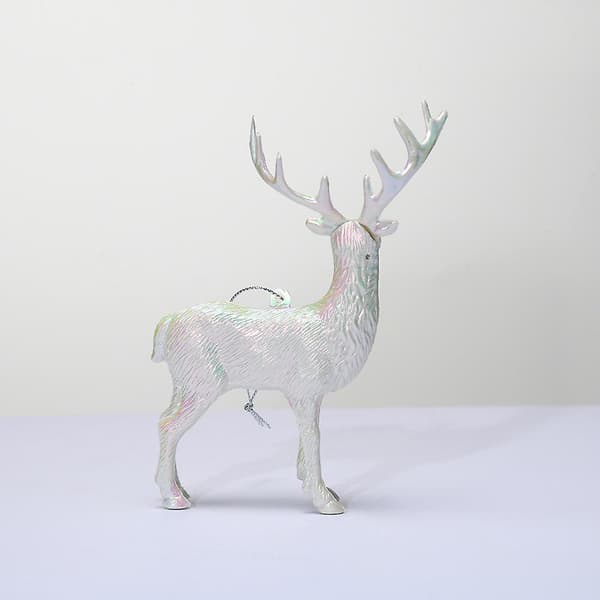 1 st julgranselg i silver med älgmotiv