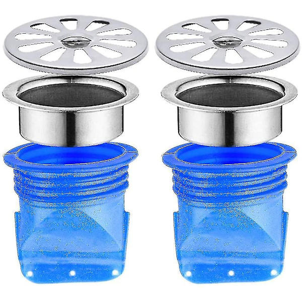 Justerbar Backflow-Förebyggande, 2-pack Silikon Golvbrunn, Envägsventil
