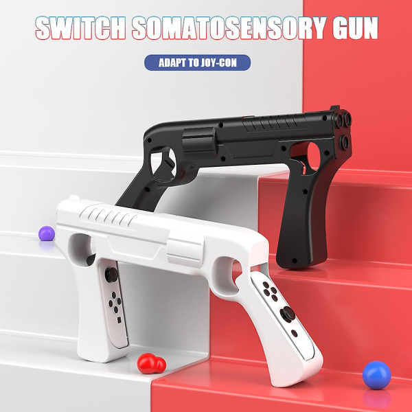 Splatoon 3 Shooting Game Gun Controller Handtag för Nintendo Switch/switch Oled Joy-conWhite