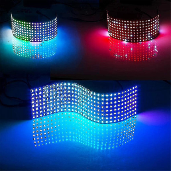 Ws2812b Led Strip 8x32 Digital Panel Sp110e Bluetooth Controller